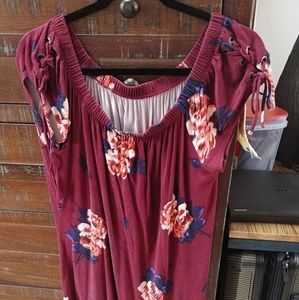 Maurices knee length off shoulder dress